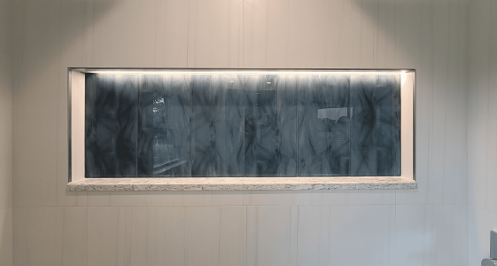 Modern secure window installation showcasing strength and safety for residential properties. Solid metal security window with sleek modern design, durable construction, and privacy features for enhanced home security.